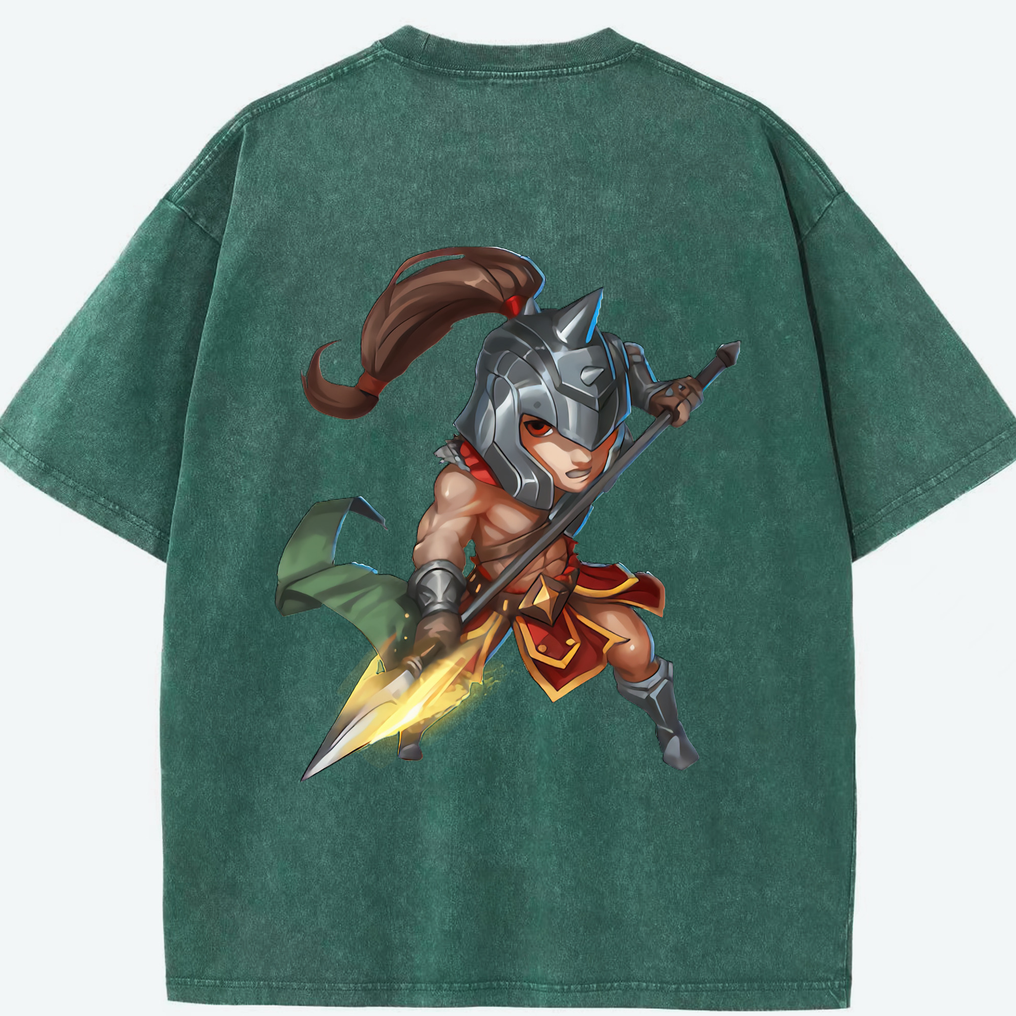 リーグ・オブ・レジェンド League of Legends LOL 綿100% ヴィンテージ風 半袖Tシャツ（背面プリント）